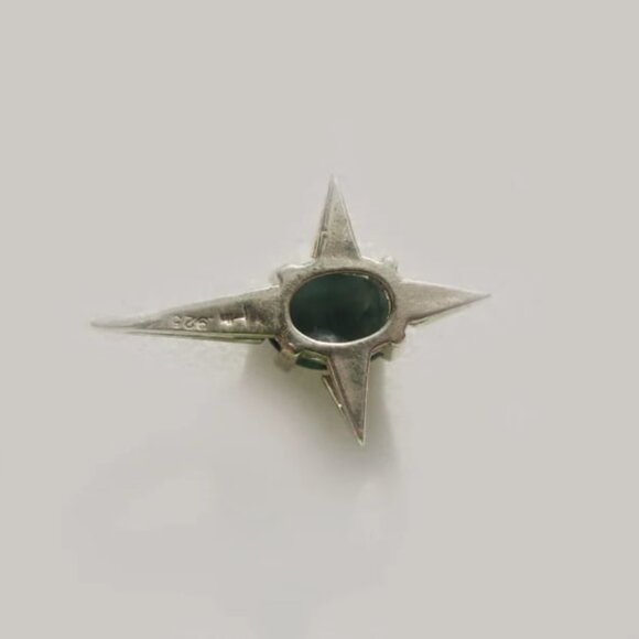 Natural Star Sapphire In Sterling Silver "Northern Star" Pendant. 2.34ct. - Picture 10 of 10